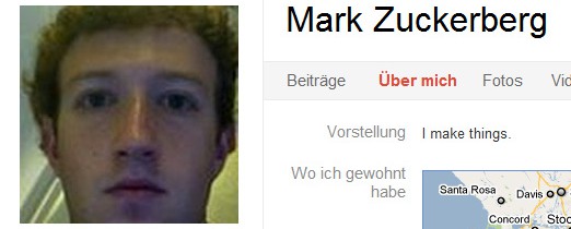 Facebook-Gründer Zuckerberg nutzt Konkurrenznetzwerk Google Plus
