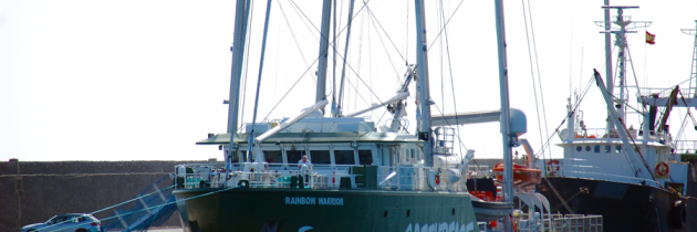 Die Rainbow Warrior III macht Zwischenstop auf Gran Canaria