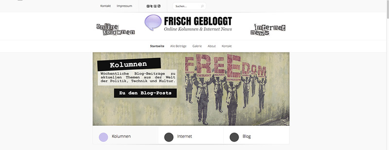 Frischgebloggt