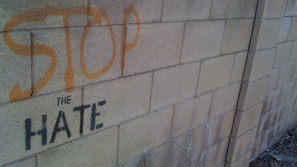 Stop the hate (Grant Stancliff/Flickr)